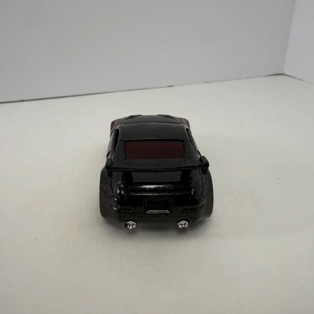 Hot Wheels Nissan 350Z Black Metallic Flame Heat Fleet 2008 Diecast Car 1/64